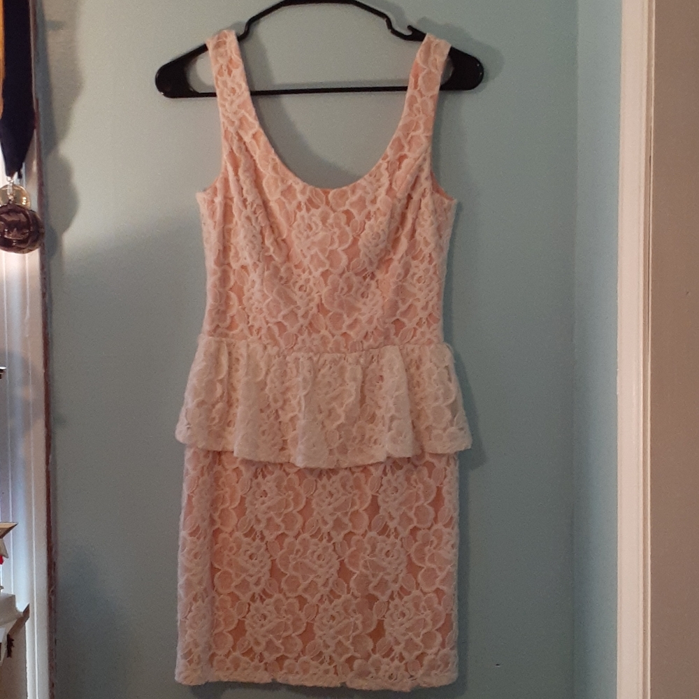 Lace mini dress